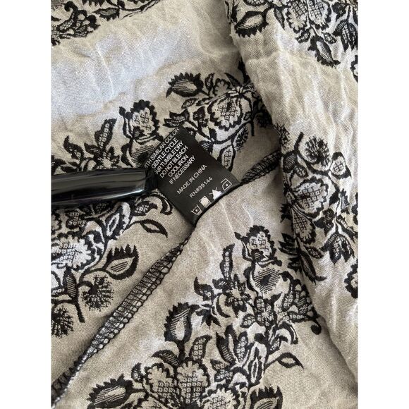 Lapiz pull on skirt VTG Y2K flare smocked convertible floral women one size - Picture 4 of 5